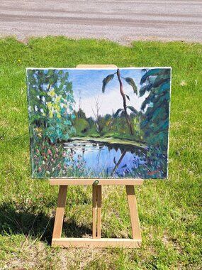 Maurice Tessier Landscape Baie De La Riviere Gatineau